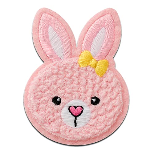 Mono Quick Häschen Chenille Tier - Aufnäher, Bügelbild, Aufbügler, Applikationen, Patches, Flicken, zum aufbügeln, Größe: 6,9 x 5,2 cm Mono Quick Häschen Chenille Tier - Aufnäher, Bügelbild, Aufbügler, Applikationen, Patches, Flicken, zum aufbügeln, Größe: 6,9 x 5,2 cm von Mono Quick