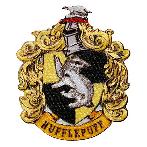 Mono Quick - Harry Potter Hogwarts Applikationen, Bügelbild Aufkleber Patch, Gryffindor Slytherin Hufflepuff Ravenclaw (18065 - Hufflepuff) von Mono-Quick