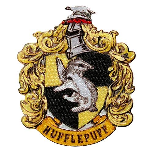 Mono Quick - Harry Potter Hogwarts Applikationen, Bügelbild Aufkleber Patch, Gryffindor Slytherin Hufflepuff Ravenclaw (18065 - Hufflepuff) von Mono Quick