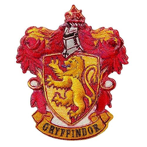 Mono Quick - Harry Potter Hogwarts Applikationen, Bügelbild Aufkleber Patch, Gryffindor Slytherin Hufflepuff Ravenclaw (18068 - Gryffindor) von HKM