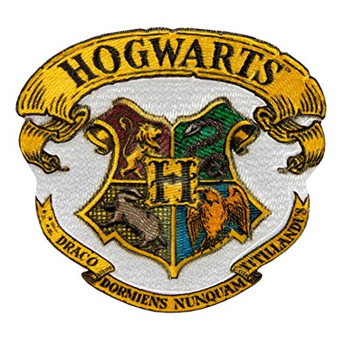 Mono Quick - Harry Potter Hogwarts Applikationen, Bügelbild Aufkleber Patch, Gryffindor Slytherin Hufflepuff Ravenclaw (18069 - Hogwarts) von HKM