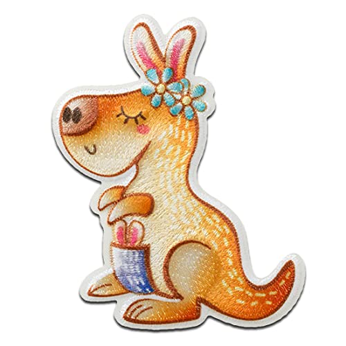 Mono Quick Känguru Tier - Aufnäher, Bügelbild, Aufbügler, Applikationen, Patches, Flicken, zum aufbügeln, Größe: 5,7 x 4,1 cm Mono Quick Känguru Tier - Aufnäher, Bügelbild, Aufbügler, Applikationen, Patches, Flicken, zum aufbügeln, Größe: 5,7 x 4,1 cm von Mono Quick