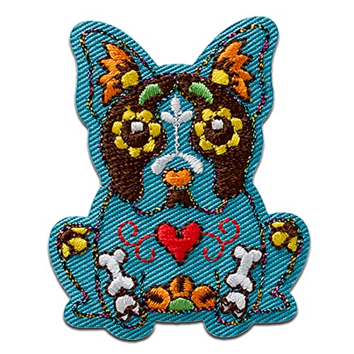 Mono Quick Muertos Hund Tier - Aufnäher, Bügelbild, Aufbügler, Applikationen, Patches, Flicken, zum aufbügeln, Größe: 4,7 x 3,8 cm Mono Quick Muertos Hund Tier - Aufnäher, Bügelbild, Aufbügler, Applikationen, Patches, Flicken, zum aufbügeln, Größe: 4,7 x 3,8 cm von Mono Quick