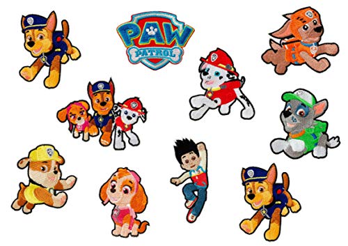 Mono-Quick Paw Patrol, 10er Set Bügelbilder,Kinder,Jungen,Mädchen,Aufbügler,Aufnäher,Patches,Flicken, Polyester, Mehrfarbig, 8cm, 10 Mono-Quick Paw Patrol, 10er Set Bügelbilder,Kinder,Jungen,Mädchen,Aufbügler,Aufnäher,Patches,Flicken, Polyester, Mehrfarbig, 8cm, 10 von Mono-Quick