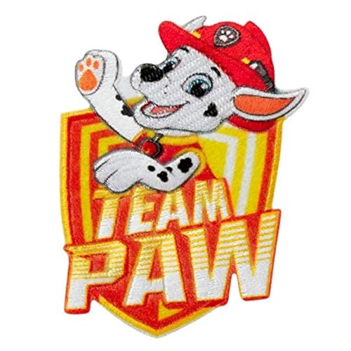 Mono Quick Paw Patrol Applikationen, Bügelbild, Patch, Aufnäher, Chase Skye Marshall Rocky Team (18152 - Marshall Team) von Mono-Quick