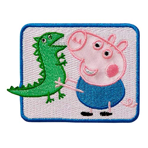 Mono Quick - Peppa Wutz Applikationen, Bügelbild Aufnäher Iron on Patch, Peppa Pig, George (18375 - George) von Mono-Quick
