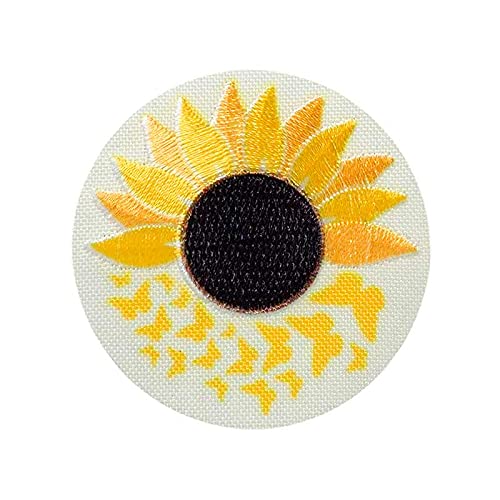 Mono Quick RECYCL-PATCH, Bügelbild, Applikationen aus recycelten PET Flaschen - THINK GREEN (12019 - Sonnenblume) von Mono-Quick