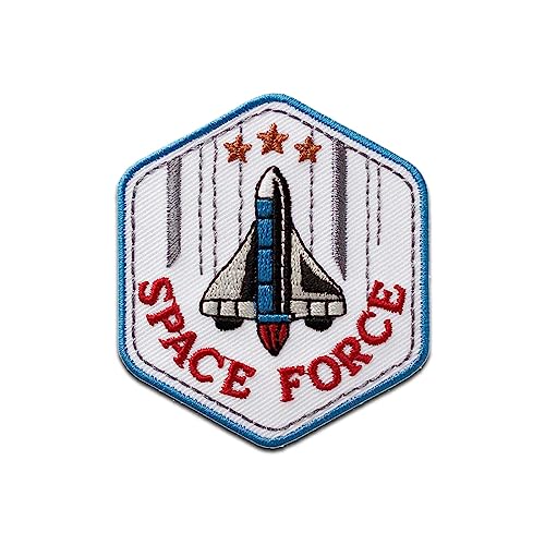 Mono-Quick Space Force - Aufnäher, Bügelbild, Aufbügler, Applikationen, Patches, Flicken, zum aufbügeln, Größe: 5,5 x 4,9 cm Mono-Quick Space Force - Aufnäher, Bügelbild, Aufbügler, Applikationen, Patches, Flicken, zum aufbügeln, Größe: 5,5 x 4,9 cm von Mono-Quick