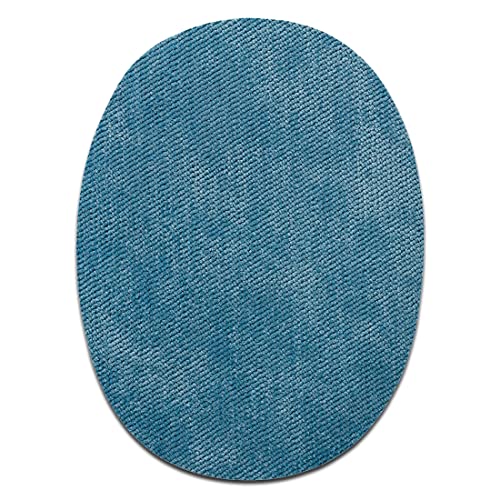 Mono Quick Stoffflicken Oval Blau 2 Stück - Aufnäher, Bügelbild, Aufbügler, Applikationen, Patches, Flicken, zum aufbügeln, Größe: 11,2 x 8,5 cm Mono Quick Stoffflicken Oval Blau 2 Stück - Aufnäher, Bügelbild, Aufbügler, Applikationen, Patches, Flicken, zum aufbügeln, Größe: 11,2 x 8,5 cm von Mono Quick