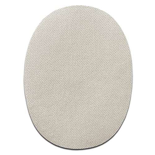 Mono Quick Stoffflicken Oval Creme 2 Stück - Aufnäher, Bügelbild, Aufbügler, Applikationen, Patches, Flicken, zum aufbügeln, Größe: 11,2 x 8,5 cm Mono Quick Stoffflicken Oval Creme 2 Stück - Aufnäher, Bügelbild, Aufbügler, Applikationen, Patches, Flicken, zum aufbügeln, Größe: 11,2 x 8,5 cm von Mono Quick