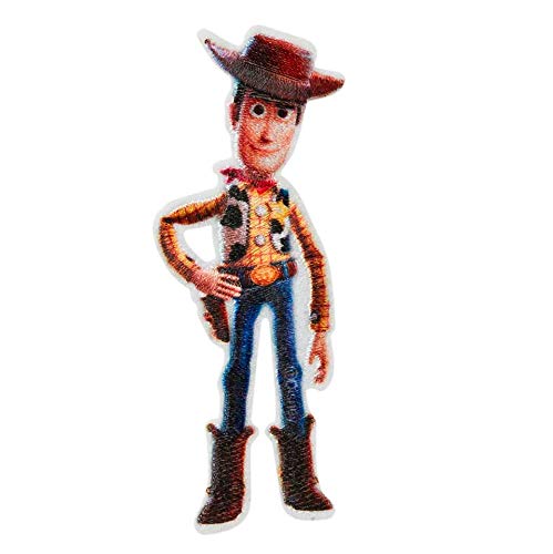 Mono Quick Toy Story Applikationen, Bügelbild, Patch, Aufnäher, Porzellinchen Rex Woody Buzz Jessie (16174 - Woody) von Mono-Quick