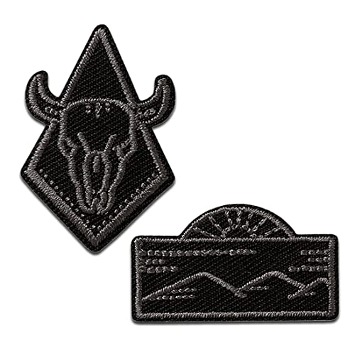 Mono Quick Wildnis Logos 2 Stück - Aufnäher, Bügelbild, Aufbügler, Applikationen, Patches, Flicken, zum aufbügeln, Größe: 4,1 x 3,7 cm Mono Quick Wildnis Logos 2 Stück - Aufnäher, Bügelbild, Aufbügler, Applikationen, Patches, Flicken, zum aufbügeln, Größe: 4,1 x 3,7 cm von Mono Quick