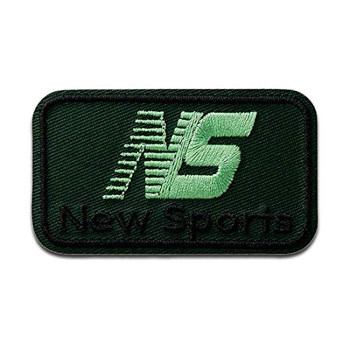 New Sports Grün Logo - Aufnäher, Bügelbild, Aufbügler, Applikationen, Patches, Flicken, zum aufbügeln, Größe: 5,4 x 3,1 cm von Mono-Quick