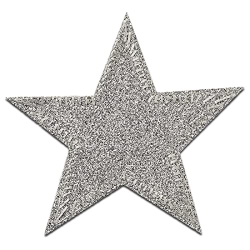 Stern - Aufnäher, Bügelbild, Aufbügler, Applikationen, Patches, Flicken, zum aufbügeln, Größe: 9 x 9 cm Stern - Aufnäher, Bügelbild, Aufbügler, Applikationen, Patches, Flicken, zum aufbügeln, Größe: 9 x 9 cm von Mono-Quick