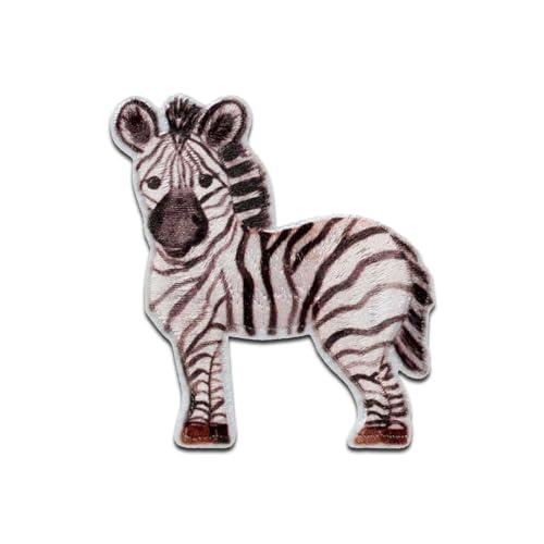 Zebra - Aufnäher, Bügelbild, Aufbügler, Applikationen, Patches, Flicken, zum aufbügeln, Größe: 5,5 x 5 cm Zebra - Aufnäher, Bügelbild, Aufbügler, Applikationen, Patches, Flicken, zum aufbügeln, Größe: 5,5 x 5 cm von Mono-Quick