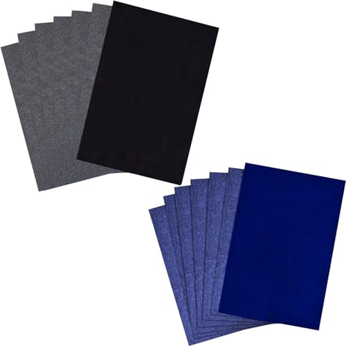 50 Blatt Transferpapier Blau, 50 Blatt Pauspapier Schwarz, Kohlepapier DIN A4 von Graphit-Transferpapieren, Blaupapier zum Durchschreiben, Durchschlagpapier für Papier,Holz,Leinwand,21x29.7cm 50 Blatt Transferpapier Blau, 50 Blatt Pauspapier Schwarz, Kohlepapier DIN A4 von Graphit-Transferpapieren, Blaupapier zum Durchschreiben, Durchschlagpapier für Papier,Holz,Leinwand,21x29.7cm von MonoFresh