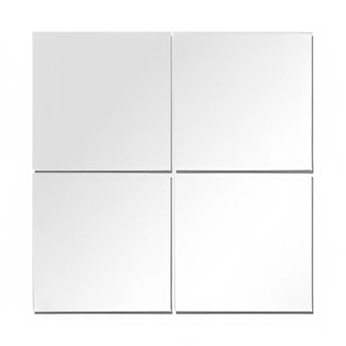 Monozoz Acryl-Wandaufkleber – bruchsichere, quadratische Wand-Acrylplatte, unzerbrechlich, nicht Glas, Acryl für Schlafzimmer, Wohnzimmer, Kinderzimmer, Zuhause, Fitnessstudio, Wand, Tür von Monozoz
