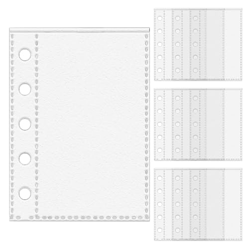 Monozoz Transparente Binder-Schutzfolien – M5 5-Ringbuch-Kartenhüllen, Aufkleberhüllen für Künstler, Skizzierer, Studenten, Lehrer, Büro, Verwaltungspersonal, Schule, Projektmanager, Reisende von Monozoz