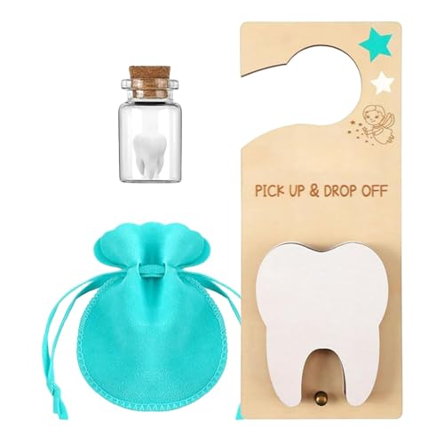 Monozoz Zahnhalter-Tasche für Kinder – Baby-Zahnretter-Behälter-Tasche – vielseitige, exquisite Souvenir-Aufbewahrungshalter für Spielzimmer, Vitrine von Monozoz