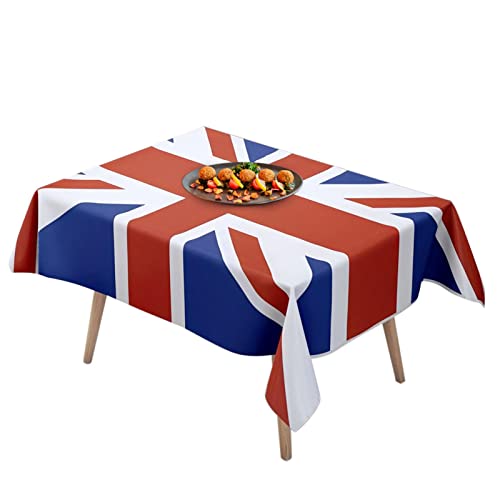 Tischdecke mit britischer Flagge, Union Jack Plas tic Deluxe-Tischdecke, britische Flagge, wiederverwendbares Geschirr für Hochzeitstisch, Partyzubehör, Polyester und Gabardine, 3 Größen Tischdecke mit britischer Flagge, Union Jack Plas tic Deluxe-Tischdecke, britische Flagge, wiederverwendbares Geschirr für Hochzeitstisch, Partyzubehör, Polyester und Gabardine, 3 Größen von Monozoz