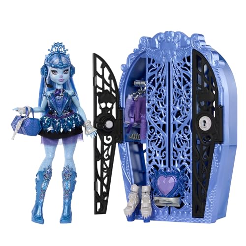 Monster High Skulltimate Secrets Puppen- und Accessoire-Set, Monster Mysteries Abbey Bominable mit Kleiderschrank und mehr als 19 Überraschungen inklusive Kleidung, HXH87 Monster High Skulltimate Secrets Puppen- und Accessoire-Set, Monster Mysteries Abbey Bominable mit Kleiderschrank und mehr als 19 Überraschungen inklusive Kleidung, HXH87 von Monster High