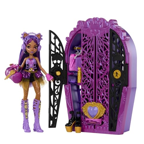 Monster High Skulltimate Secrets Puppen- und Accessoire-Set, Monster Mysteries Clawdeen Wolf mit Kleiderschrank und mehr als 19 Überraschungen inklusive Kleidung, HXH85 Monster High Skulltimate Secrets Puppen- und Accessoire-Set, Monster Mysteries Clawdeen Wolf mit Kleiderschrank und mehr als 19 Überraschungen inklusive Kleidung, HXH85 von Monster High