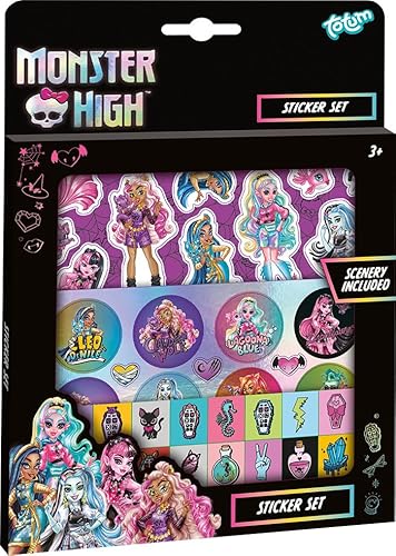 Monster High Stickerset – Sticker mit Frankie, Draculaura & Co. – Perfekt für Basteln, Tagebuch & Schulhefte Monster High Stickerset – Sticker mit Frankie, Draculaura & Co. – Perfekt für Basteln, Tagebuch & Schulhefte von Monster High