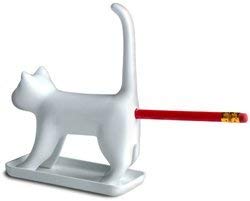 Monsterzeug Anspitzer Sharp End Cat, Katze, Mieze, Lustiges Gadget fürs Büro, Coole Geschenkidee für den Schreibtisch - weiß Monsterzeug Anspitzer Sharp End Cat, Katze, Mieze, Lustiges Gadget fürs Büro, Coole Geschenkidee für den Schreibtisch - weiß von Monsterzeug