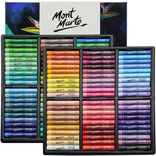 Mont Marte Extra weiche Öl-Pastellkreide, lebendige Farbtöne, 120 Stück, verschiedene helle Farben, lebendige, butterige, Handwerk, Ausmalen und Skizzieren Mont Marte Extra weiche Öl-Pastellkreide, lebendige Farbtöne, 120 Stück, verschiedene helle Farben, lebendige, butterige, Handwerk, Ausmalen und Skizzieren von Mont Marte