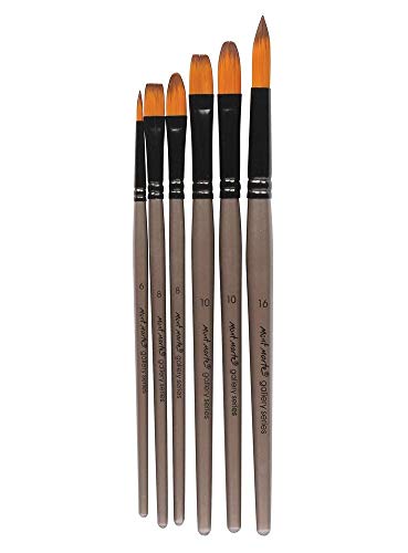 Mont Marte Gallery Series Pinsel-Set, Acryl, 6-teilig Mont Marte Gallery Series Pinsel-Set, Acryl, 6-teilig von Mont Marte