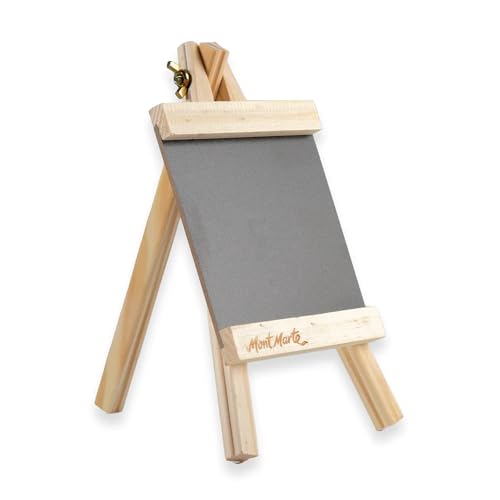 Mont Marte Schiefertafel zum Beschriften – Kompakte Kreidetafel auf Staffelei aus Kiefernholz – Kleine Tafel mit Ständer – 25,5 x 23,5 x 15 cm Mont Marte Schiefertafel zum Beschriften – Kompakte Kreidetafel auf Staffelei aus Kiefernholz – Kleine Tafel mit Ständer – 25,5 x 23,5 x 15 cm von Mont Marte