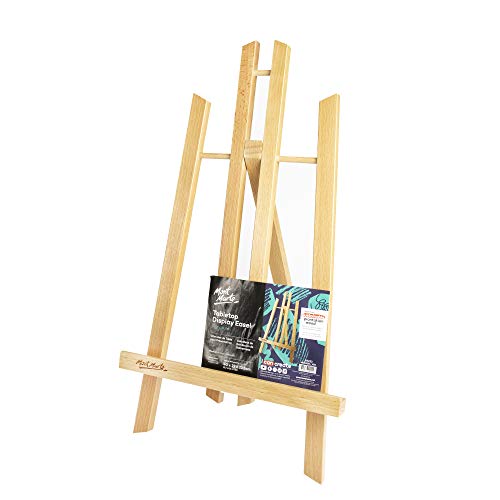 Mont Marte kleine Tischstaffelei aus Buchenholz – Medium – Kompakte Staffelei – Holzstaffelei zum Präsentieren von Leinwänden und Keilrahmen bis 40 cm Mont Marte kleine Tischstaffelei aus Buchenholz – Medium – Kompakte Staffelei – Holzstaffelei zum Präsentieren von Leinwänden und Keilrahmen bis 40 cm von Mont Marte
