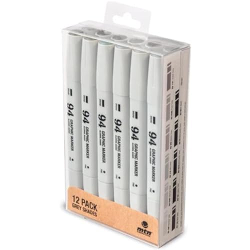 Montana Colors MTN 94 Graphic Marker Pack 12 Grau von Montana Colors