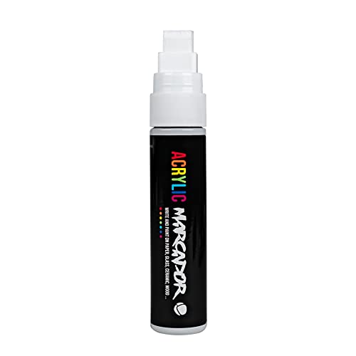 Montana Colors MTN Acryl Marcador Marker, Weiß, 15 mm Spitze Montana Colors MTN Acryl Marcador Marker, Weiß, 15 mm Spitze von Montana Colors