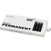 MONTBLANC Black permanent Tintenpatronen für Füller schwarz 8 St. von Montblanc
