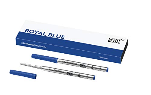Montblanc "Royal Blue 116213 Kugelschreiber Ersatzminen M – 2 x Kugelschreibermine blau – Ballpen Refill von Montblanc
