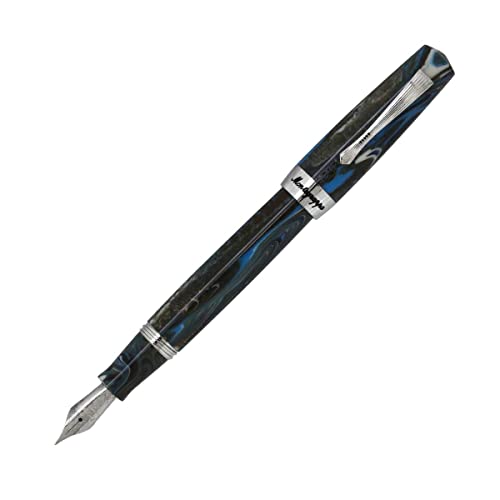 Montegrappa Elmo 02 Füllfederhalter aus Edelstahl in der Farbe Sorapis Federstärke: F, Länge: 14,2cm, ISE2R2AB Montegrappa Elmo 02 Füllfederhalter aus Edelstahl in der Farbe Sorapis Federstärke: F, Länge: 14,2cm, ISE2R2AB von Montegrappa