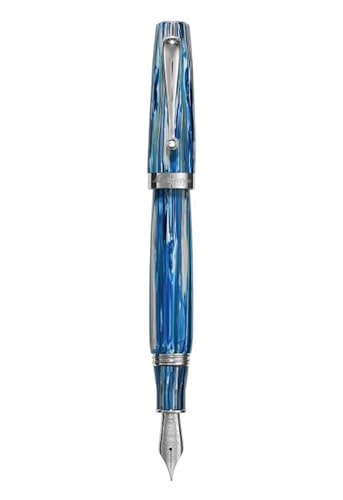 Montegrappa Fountain Pen (Füllfederhalter) Mia, Adriatic Sea, Open Edition, Steel, Broad, ISMIA5I2 von Montegrappa