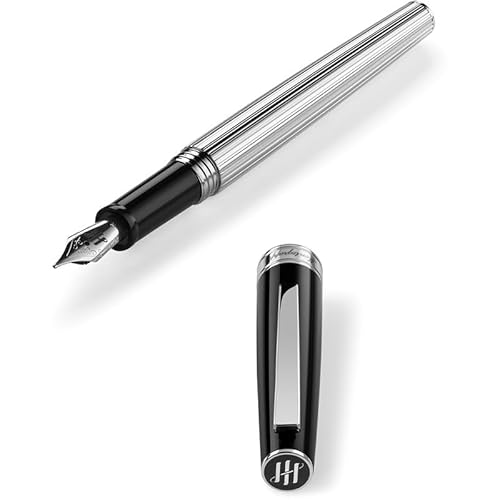 Montegrappa Füllfederhalter Armonia aus Edelstahl in der Farbe Schwarz, Federstärke Medium, ISA1M3AC Montegrappa Füllfederhalter Armonia aus Edelstahl in der Farbe Schwarz, Federstärke Medium, ISA1M3AC von Montegrappa