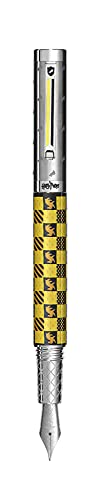 Montegrappa Harry Potter Hufflepuff Füllfederhalter aus Edelstahl, mit Hufflepuff Logo, in der Farbe Gelb, Federstärke: M, Maße: 14.1 x 1.48 cm, 60 g, ISHPR3HP Montegrappa Harry Potter Hufflepuff Füllfederhalter aus Edelstahl, mit Hufflepuff Logo, in der Farbe Gelb, Federstärke: M, Maße: 14.1 x 1.48 cm, 60 g, ISHPR3HP von Montegrappa