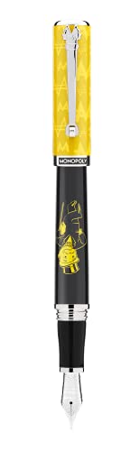 Montegrappa Monopoly Players Collection Füllfederhalter aus Edelstahl in der Farbe Tycoon Federstärke: M, Länge: 14cm, ISMXO3MM von Montegrappa