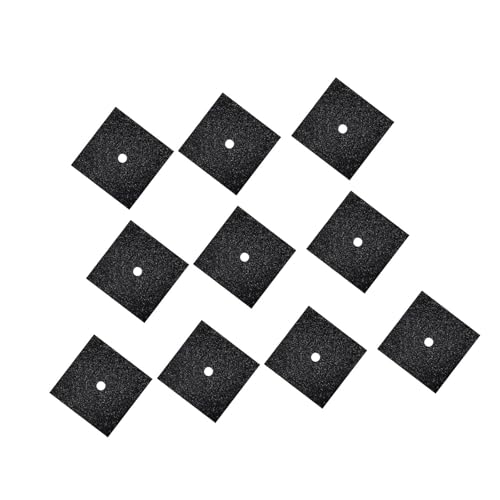 Montesy 10 Blatt buntes Glitzer-Kartonpapier, 22,9 x 22,9 cm, schwere Konstruktion für Abschlusskappen, Dekoration und von Montesy