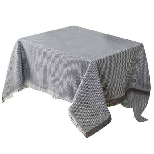 Montesy Baumwoll-Leinen-Tischdecke, waschbar, knitterfrei, Esstisch-Schonbezug für Küche, Erntedankfest, Weihnachtsdekoration Montesy Baumwoll-Leinen-Tischdecke, waschbar, knitterfrei, Esstisch-Schonbezug für Küche, Erntedankfest, Weihnachtsdekoration von Montesy