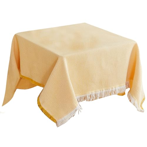 Montesy Baumwoll-Leinen-Tischdecke, waschbar, knitterfrei, Esstisch-Schonbezug für Küche, Erntedankfest, Weihnachtsdekoration Montesy Baumwoll-Leinen-Tischdecke, waschbar, knitterfrei, Esstisch-Schonbezug für Küche, Erntedankfest, Weihnachtsdekoration von Montesy