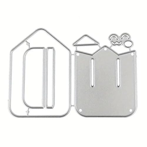 Montesy Bleistift-Stanzschablonen, Karbonstahl, dekorative Prägepapier-Stanzform für Kartenherstellung, Scrapbooking, Lesezeichen von Montesy