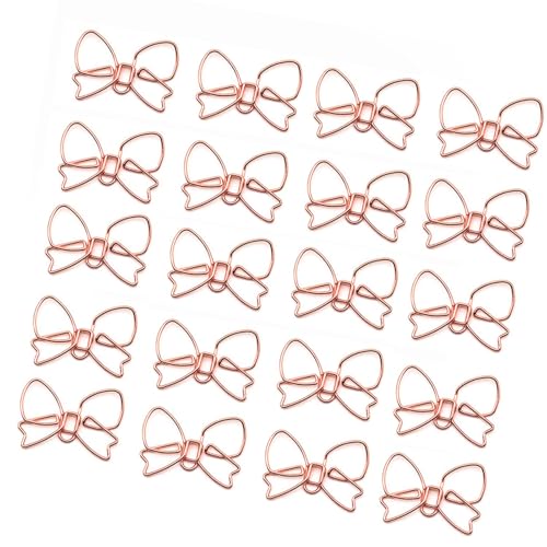 Montesy Büroklammern mit Schleife, 30 x 20 mm, kleine Metall-Büroklammern, Aktenklammer, Lesezeicher-Clip für Dateien, Papier, Foto, 100 Stück Montesy Büroklammern mit Schleife, 30 x 20 mm, kleine Metall-Büroklammern, Aktenklammer, Lesezeicher-Clip für Dateien, Papier, Foto, 100 Stück von Montesy