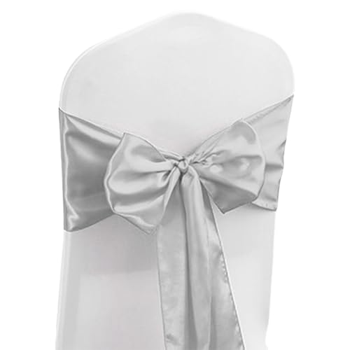 Montesy Polyester-Satin-Stuhl-Schärpen, Schleifen für Hochzeit, Bankett, Dekoration, elegantes Stretchband, Schleifen, Krawatte, Stuhlrückendekoration Montesy Polyester-Satin-Stuhl-Schärpen, Schleifen für Hochzeit, Bankett, Dekoration, elegantes Stretchband, Schleifen, Krawatte, Stuhlrückendekoration von Montesy