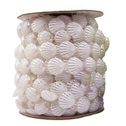 Von ABS Künstliche Muscheln Pearlsbead 9m Lang Für Schmuck Halsketten Armbänder Bagtasche Dekoration Kunsthandwerk von Montesy