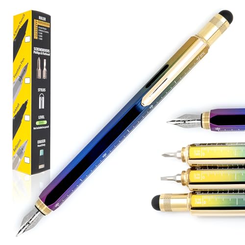 MONTEVERDE USA Tool Pen Füllfederhalter (Regenbogen) – Omniflex-Feder von Monteverde