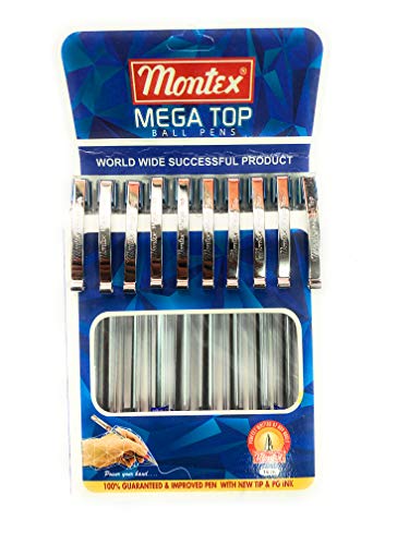 Montex Mega Top Kugelschreiber, Blau, 10 Stück Montex Mega Top Kugelschreiber, Blau, 10 Stück von Montex